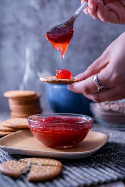 Premium Photo | Vertical shot of hands making fresh maria cookie ...