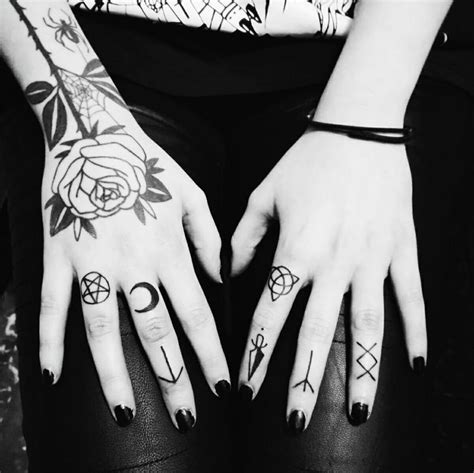 Symbols - Pagan - Wicca - Tattoo | Finger tattoo for women, Tattoos ...