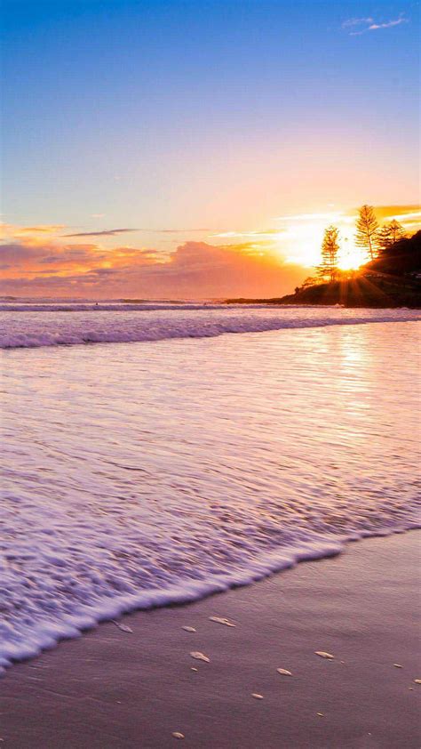 Sunset At The Beach #iPhone #6 #plus #Wallpaper | Beach wallpaper ...