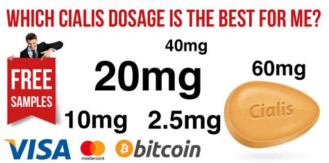 Which Cialis Dosage Is Best for Me | SildenafilViagra