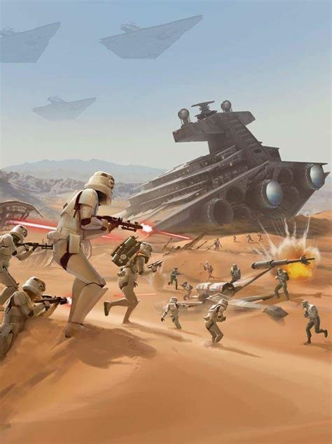 "The Battle of Jakku" | Star wars poster, Star wars art, Star wars