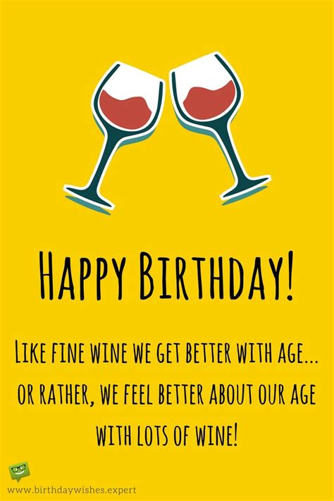 Make her Smile : Funny Birthday Wishes for your Wife | Fine wine, Happy ...