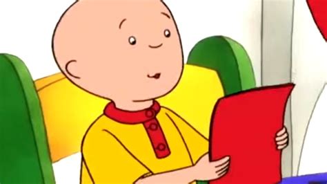 Caillou's Get Well Soon Card | Caillou Cartoon - YouTube