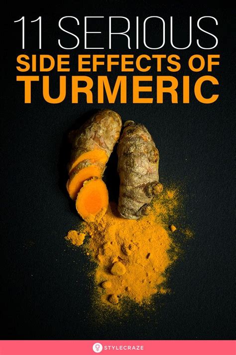 11 Side Effects Of Turmeric + How To Prevent Them | Turmeric side ...