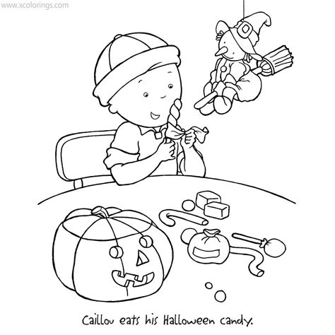 Caillou Coloring Pages Rosie with A Ball - XColorings.com