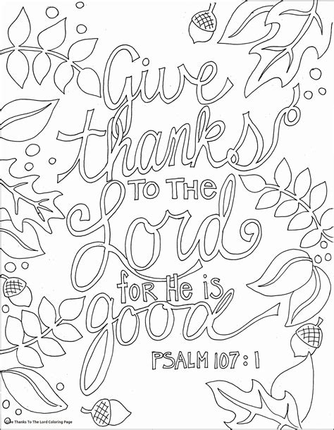 Give Thanks Coloring Page at GetColorings.com | Free printable ...