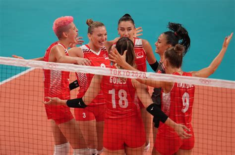 Turkey's women's volleyball team reaches Tokyo 2020 quarterfinals ...