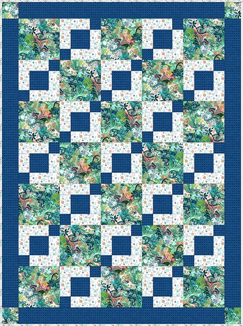 Stepping Stones Downloadable 3 Yard Quilt Pattern