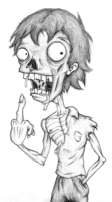 Imagini pentru sketches of cute zombies Cute Zombie, Simple Line ...