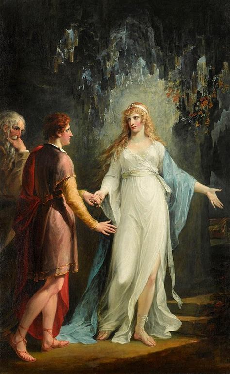 Calypso receiving Telemachus and Mentor in the Grotto Painting by ...