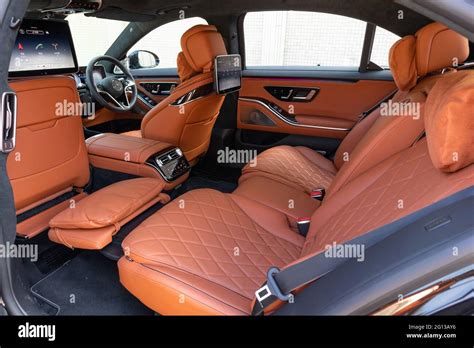 Hong Kong, China Jan 22, 2021 : Mercedes-Benz S500 4MATIC Interior Jan ...