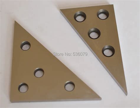 2pcs precision angle plate set with four holes for easy mounting, high ...