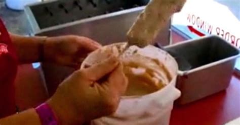 Heart attack snack: deep-fried butter on a stick - CBS News