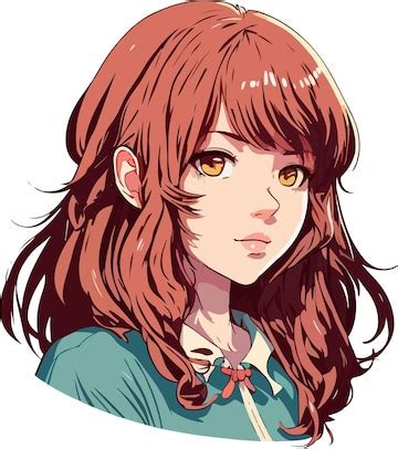 Premium Vector | Young girl anime style character vector illustration ...