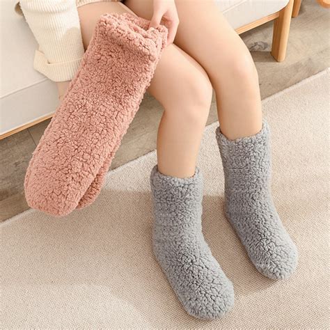 Winter Warm Socks Bed Sleeping With Quilt Dormitory Socks Home Ultra ...