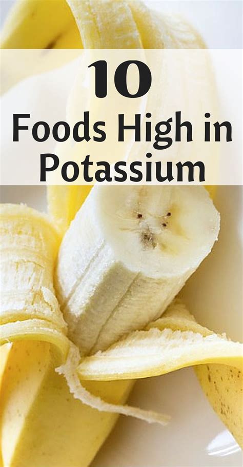 Bananas are high in Potassium. Potassium plays a huge role in keeping ...