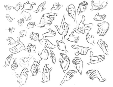 multiple hand gestures | Cartoon drawings, How to draw hands, Cool drawings