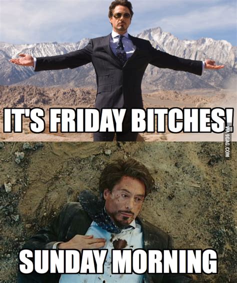 Friday Tony Stark - 9GAG