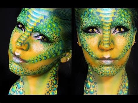 Lizard | Reptilian Makeup Tutorial - YouTube