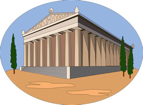 Parthenon At Acropolis, Athens Stock Clipart | Royalty-Free - Clip Art ...