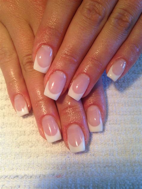 Pink And White Gel Nails | Nail Designs