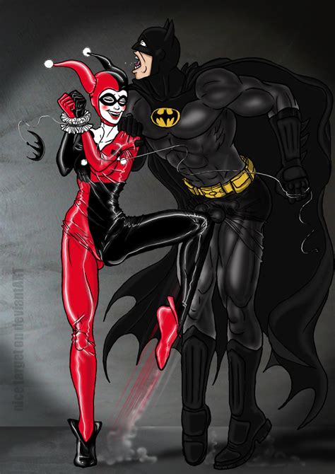 Harley Quinn Vs Batman by nicetarget on DeviantArt