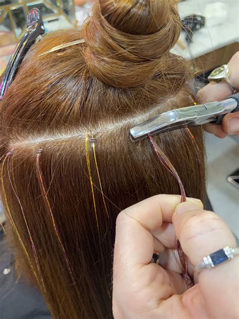 What Is Tinsel Hair? We Tried the Fun Glitter Extensions | POPSUGAR Beauty