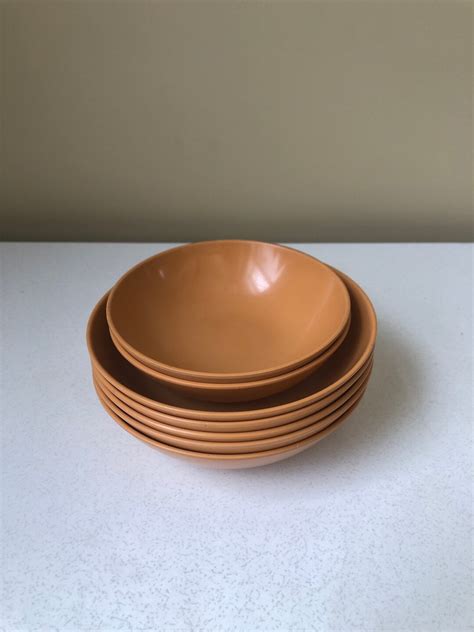 Vintage Texasware Melamine Bowls. 5 Large and 2 Small - Etsy