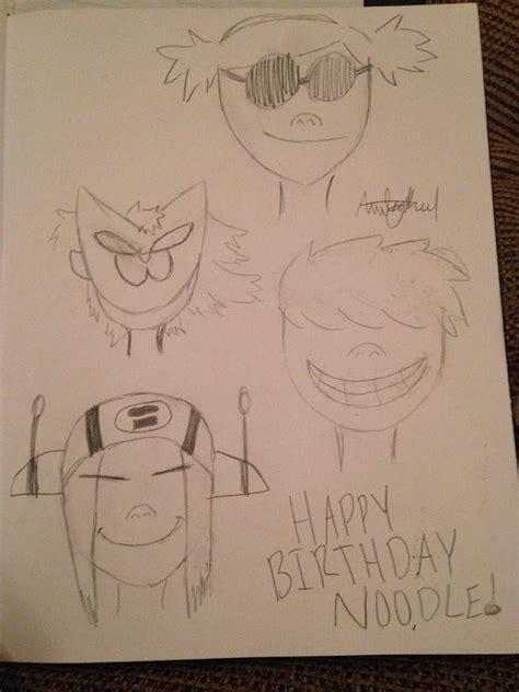 Happy Birthday Noodle!!!! | Gorillaz Amino