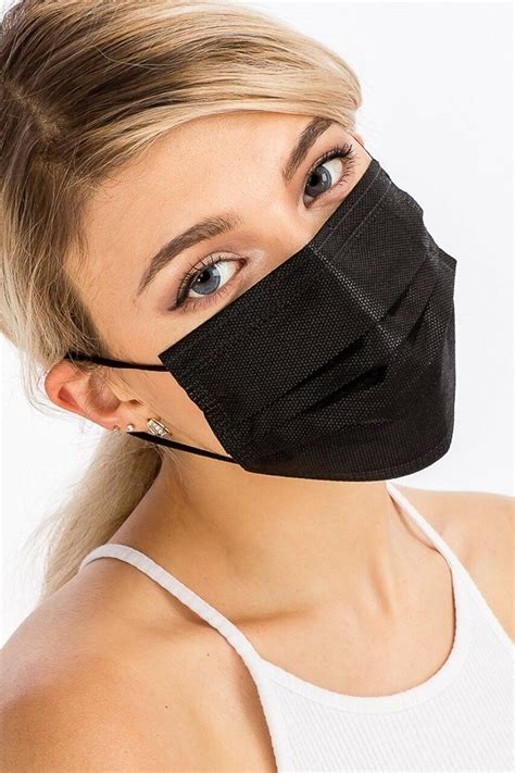 Disposable Surgical Face Masks Black 10 Pack - Beauty Couture Ireland