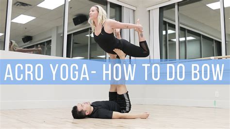 Beginner Acro Yoga: Bow and Front Plank Variations - YouTube