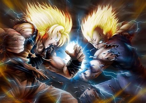 Dragon Ball Z Goku Vs Vegeta Wallpapers - Wallpaper Cave