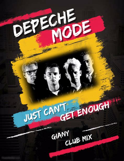 DJ GIANY: FREE DOWNLOAD - Depeche Mode - Just Can't Get Enough (Giany ...