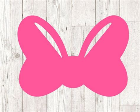 Silhouette Minnie Mouse Bow Png If you like you can download pictures ...