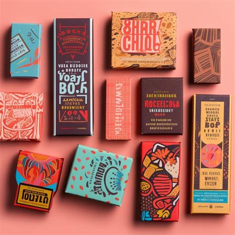 Premium AI Image | A collection of chocolate bars with different ...