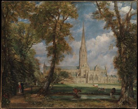 John Constable - Salisbury Cathedral from the Bishop's Grounds - PICRYL ...