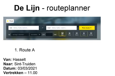 De routeplanner van De Lijn gebruiken - Downloadbaar lesmateriaal ...