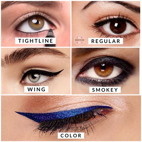 Different types of eyeliner looks | Eyeliner looks, Eyeliner, Eye makeup