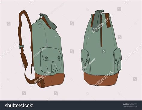 Backpack Vector Design Stock Vector (Royalty Free) 143862739 | Shutterstock