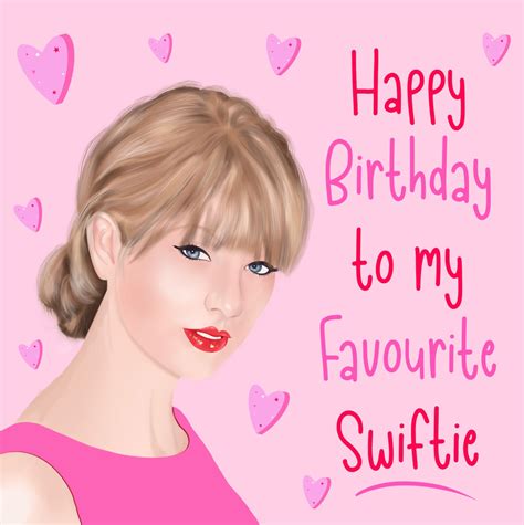 Taylor Swift Birthday Card – Boomf