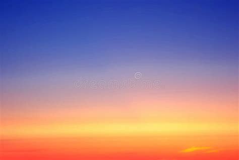 Background, Clear Sky Above the Clouds, at Sunset Stock Photo - Image ...