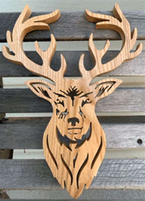 Deer face - Scroll Saw Artist