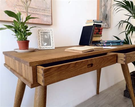 Oak Desk With Drawers, Ref. 01250. Manufactured by Dvalenti for His ...