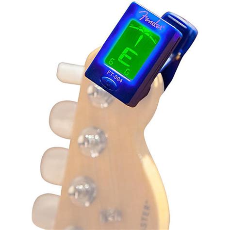 Fender FT-004 Clip-On Chromatic Tuner Blue | Guitar Center