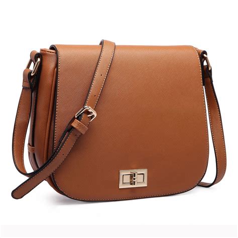 Brampton Leather Cross Body Bag In Brown | IUCN Water