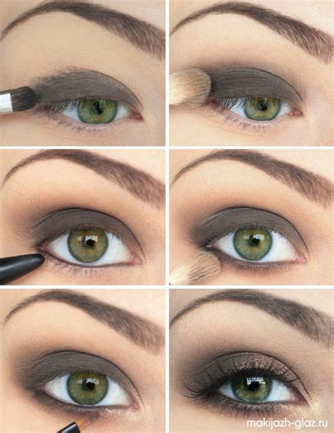 Easy Eyeshadow Tutorial For Green Eyes : Green Smokey Eye Makeup Step ...