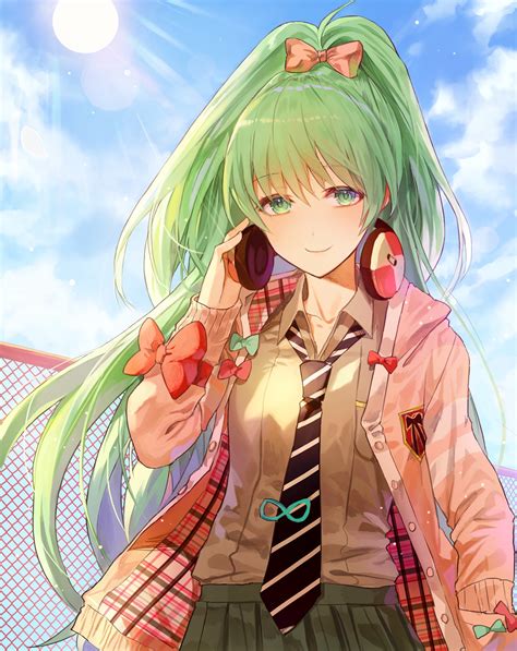 Anime Girl With Green Hair – Telegraph