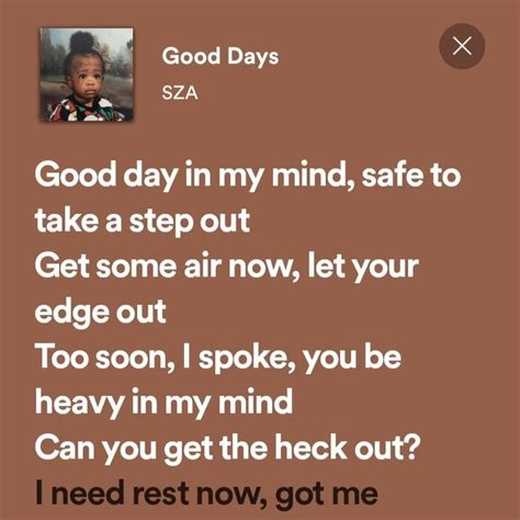 Good Days - SZA