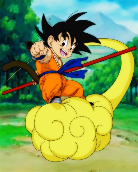 Kid Goku | Nimbus! by Mitsu-Ino on DeviantArt