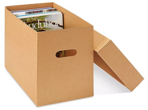 Magazine Storage Boxes - 15 x 9 x 11" S-14639 - Uline